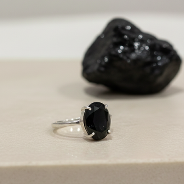 Black Tourmaline Ring