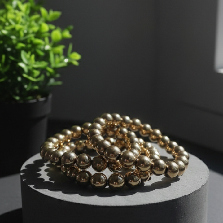 Golden Hematite Bracelet