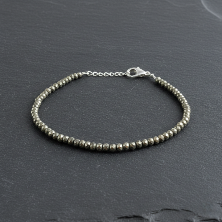 Pyrite Anklets