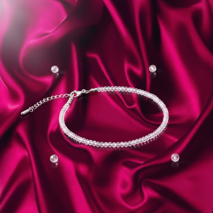 Clear Quartz Anklet
