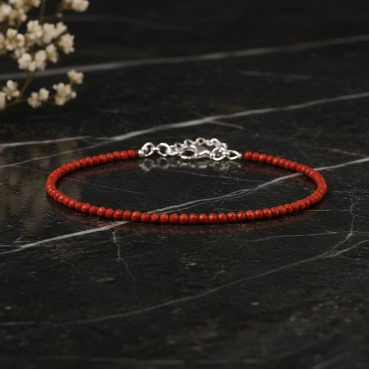 Red Jasper Anklet