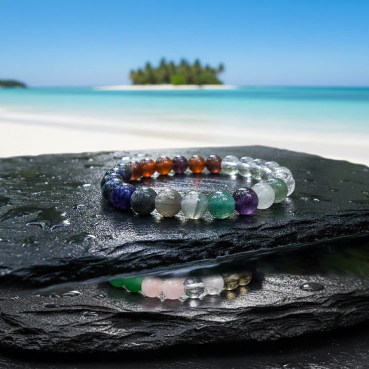 Negativity Healing Bracelet – Crystal bracelet designed to protect against negative energy and promote positivity.