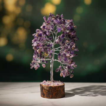 Amethyst Tree – Natural crystal tree for calmness, protection, and energy healing.