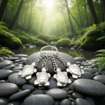 Pyrite Key Chain – Stylish accessory for attracting wealth and positive energy.