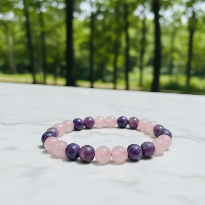 Stress & Anxiety Healing Bracelet – Elegant gemstone bracelet for calming mind and reducing stress.