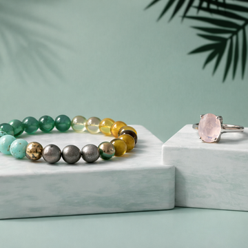 Money Magnet Bracelet With Free Rose Quartz Ring