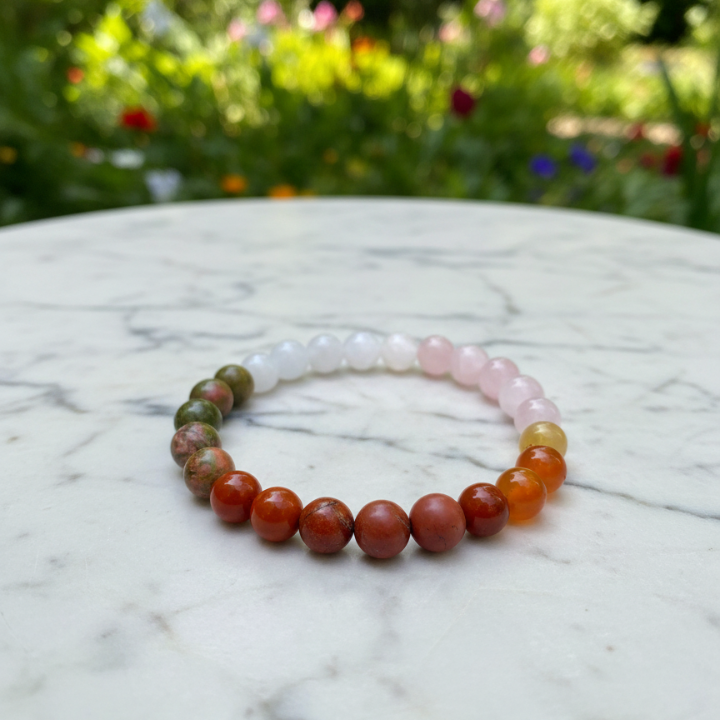 Fertility Healing Bracelet for conception and positive energy by Urja Crystal